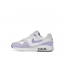 Подростковые Nike Air Max 1 Platinum Tint Barely Grape Black Hydrangeas (GS)