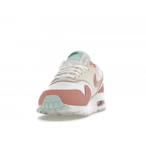 Кроссы Nike Air Max 1 Red Stardust Guava Ice (GS) - подростковая сетка размеров