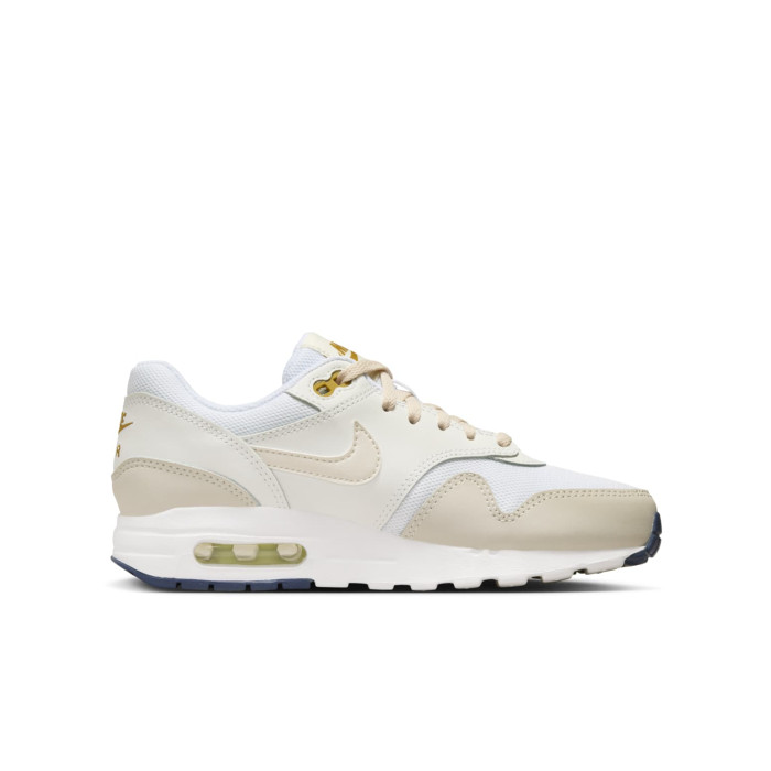 Nike Air Max 1 GS White Bronzine - подростковая сетка размеров Nike Air Max 1 GS White Bronzine - подростковая сетка размеров
