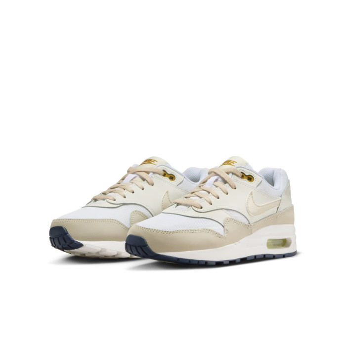 Nike Air Max 1 GS White Bronzine - подростковая сетка размеров Nike Air Max 1 GS White Bronzine - подростковая сетка размеров