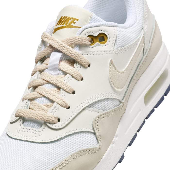 Nike Air Max 1 GS White Bronzine - подростковая сетка размеров Nike Air Max 1 GS White Bronzine - подростковая сетка размеров