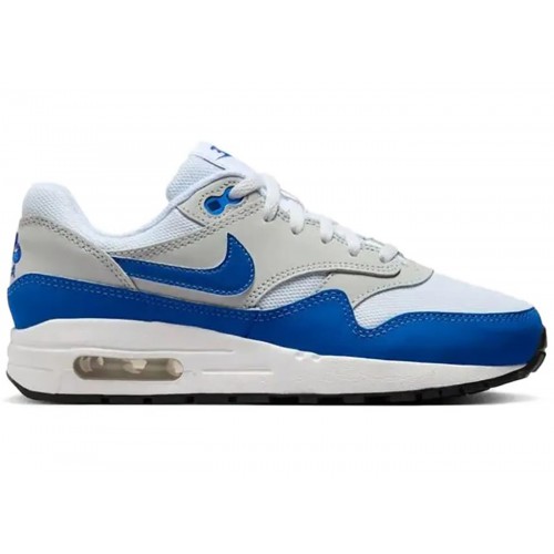 Кроссы Nike Air Max 1 Royal (2024) (GS) - подростковая сетка размеров