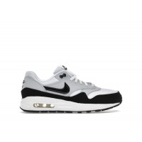 Подростковые Nike Air Max 1 White Black (GS)