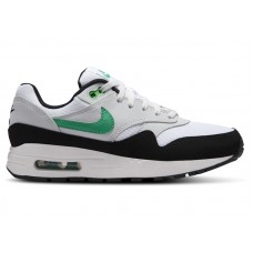 Подростковые Nike Air Max 1 White Stadium Green (GS)