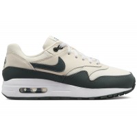 Подростковые Nike Air Max 1 Pale Ivory White Bicoastal Vintage Green (GS)