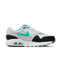Подростковые Nike Air Max 1 White Pure Platinum Court Purple Hyper Jade (GS)