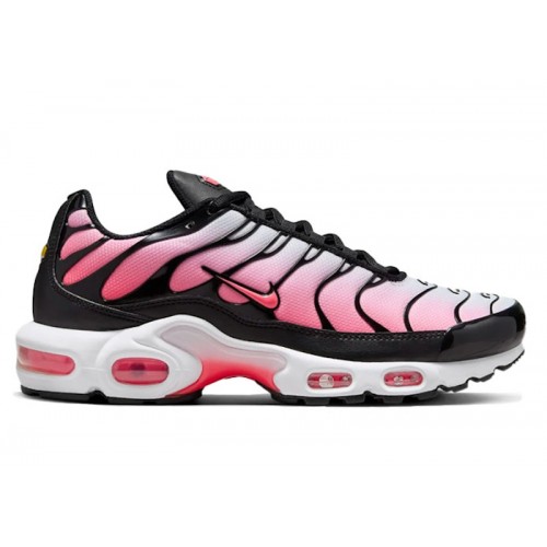 Кроссы Nike Air Max Plus Black Hot Punch (W) - женская сетка размеров