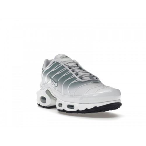 Кроссы Nike Air Max Plus White Mica Green (W) - женская сетка размеров