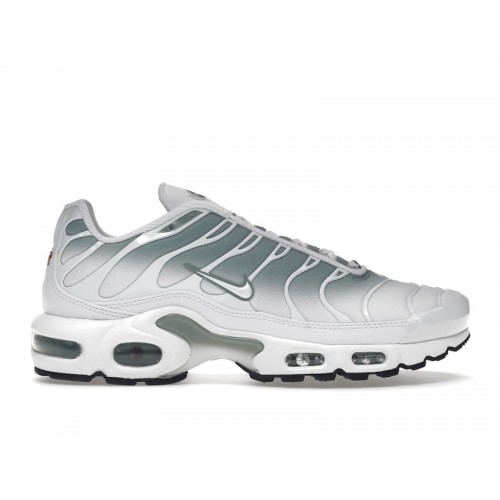 Кроссы Nike Air Max Plus White Mica Green (W) - женская сетка размеров