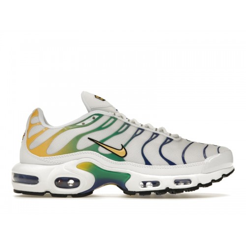 Кроссы Nike Air Max Plus Brazil (W) - женская сетка размеров