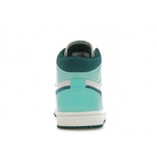 Женские Jordan 1 Mid Chenille Bleached Turquoise (W)
