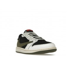 Женские Jordan 1 Retro Low OG SP Travis Scott Olive (W)