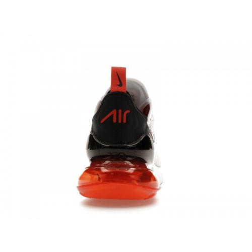 Air Max 270 White Mantra Orange (W) - женская сетка размеров