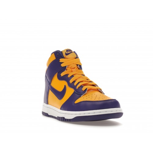 Кроссы Nike Dunk High Lakers (GS) - подростковая сетка размеров