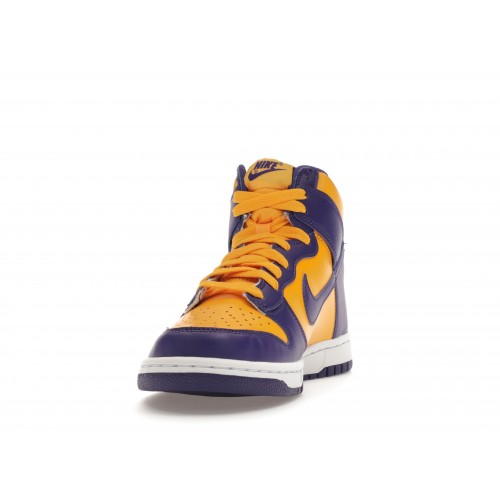 Кроссы Nike Dunk High Lakers (GS) - подростковая сетка размеров