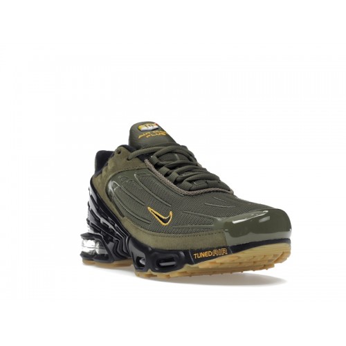 Кроссы Nike Air Max Plus 3 Olive - мужская сетка размеров