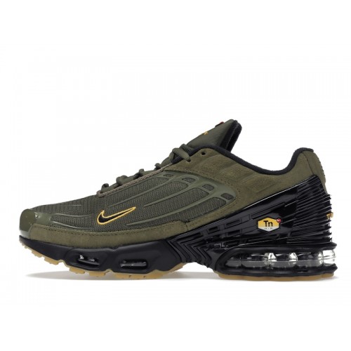 Кроссы Nike Air Max Plus 3 Olive - мужская сетка размеров