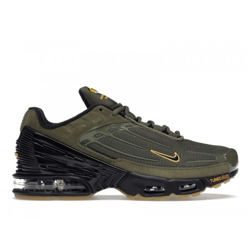 Кроссы Nike Air Max Plus 3 Olive - мужская сетка размеров