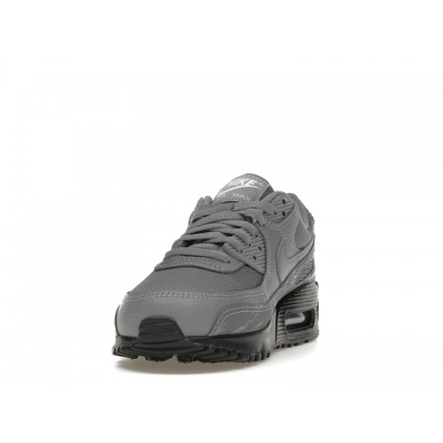 Кроссы Nike Air Max 90 Cool Grey Reflective - мужская сетка размеров
