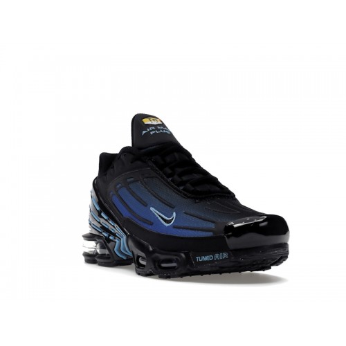 Кроссы Nike Air Max Plus 3 Black Blue Gradient - мужская сетка размеров