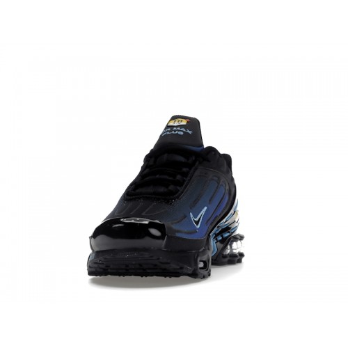 Кроссы Nike Air Max Plus 3 Black Blue Gradient - мужская сетка размеров