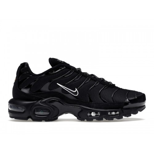 Кроссы Nike Air Max Plus Black Blue Red - мужская сетка размеров