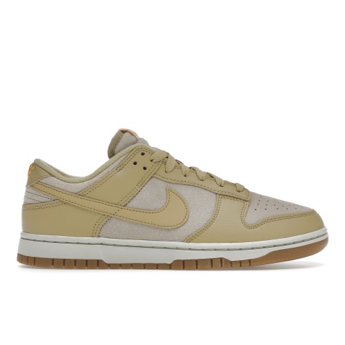 Кроссы Nike Dunk Low Khaki Suede Gum - мужская сетка размеров