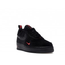 Кроссовки Nike Air Force 1 Low Multi-Swoosh Black Crimson