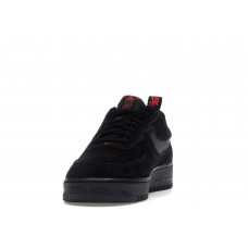 Кроссовки Nike Air Force 1 Low Multi-Swoosh Black Crimson