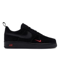 Кроссовки Nike Air Force 1 Low Multi-Swoosh Black Crimson