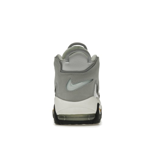 Кроссы Nike Air More Uptempo Wolf Grey Solar Flare - мужская сетка размеров