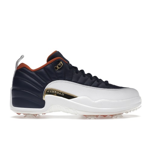 Кроссы Jordan 12 Retro Low Golf Eastside Golf - мужская сетка размеров