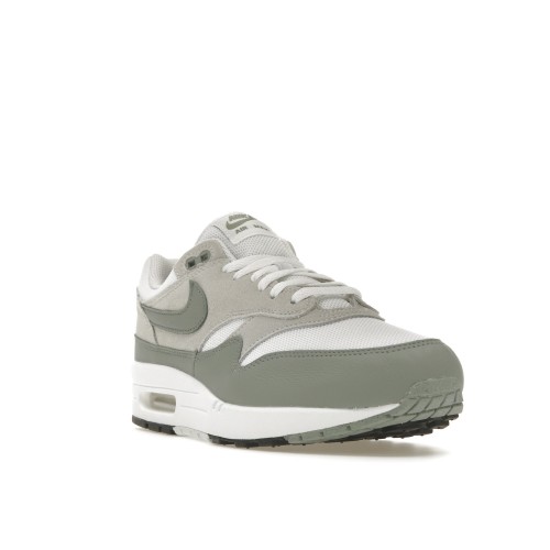 Кроссы Nike Air Max 1 White Mica Green - мужская сетка размеров