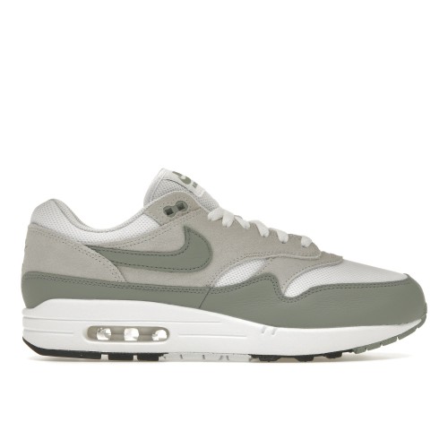 Кроссы Nike Air Max 1 White Mica Green - мужская сетка размеров