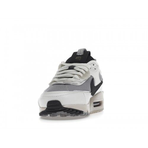 Кроссы Nike Air Max 90 Futura Wolf Grey Summit White Light Orewood Brown Medium Ash (W) - женская сетка размеров