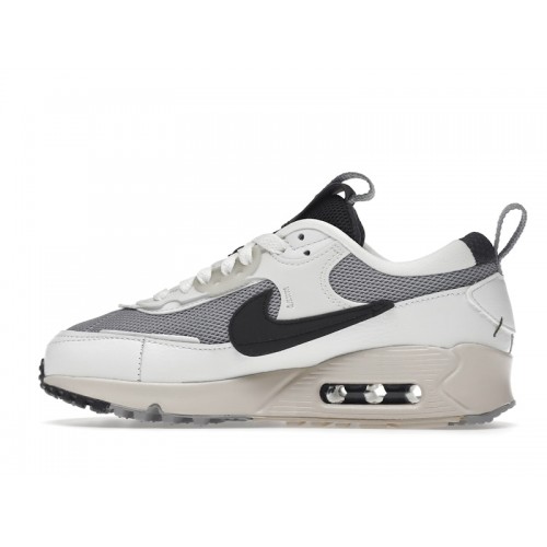 Кроссы Nike Air Max 90 Futura Wolf Grey Summit White Light Orewood Brown Medium Ash (W) - женская сетка размеров