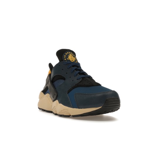 Кроссы Nike Air Huarache Premium Armory Navy University Gold - мужская сетка размеров