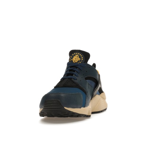 Кроссы Nike Air Huarache Premium Armory Navy University Gold - мужская сетка размеров