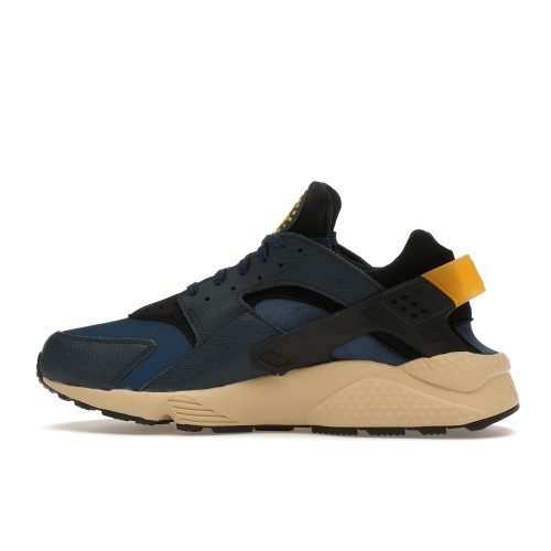 Кроссы Nike Air Huarache Premium Armory Navy University Gold - мужская сетка размеров