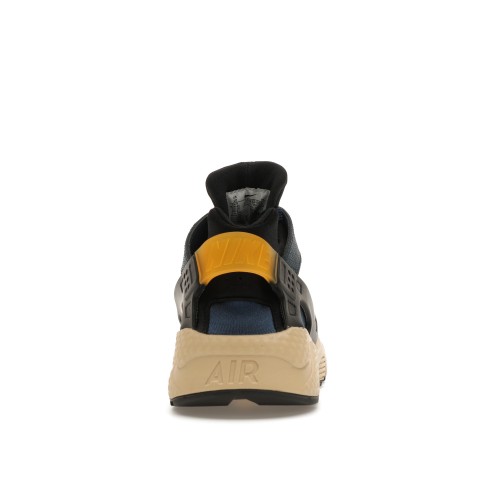 Кроссы Nike Air Huarache Premium Armory Navy University Gold - мужская сетка размеров