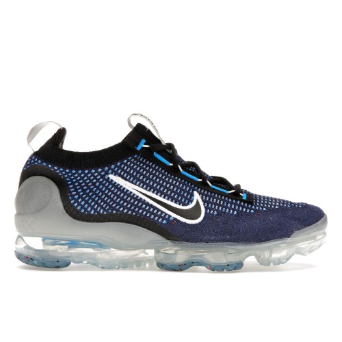 Кроссы Nike Air VaporMax 2021 FK Midnight Navy Photo Blue - мужская сетка размеров