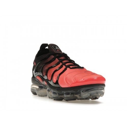 Nike Air VaporMax Plus Black Crimson Gradient - мужская сетка размеров