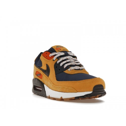 Кроссы Nike Air Max 90 Bucktan Team Navy - мужская сетка размеров