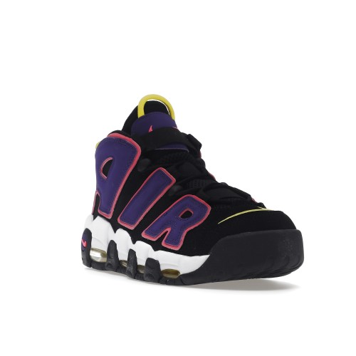 Кроссы Nike Air More Uptempo 96 Black Court Purple - мужская сетка размеров