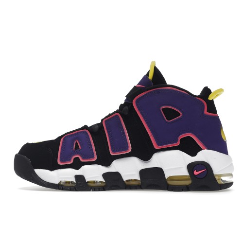 Кроссы Nike Air More Uptempo 96 Black Court Purple - мужская сетка размеров