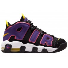 Подростковые кроссовки Nike Air More Uptempo Black Court Purple (GS)