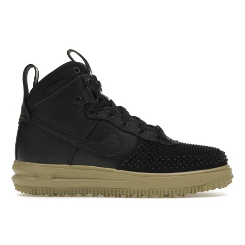 Кроссы Nike Air Force 1 Duckboot Black Neutral Olive - мужская сетка размеров