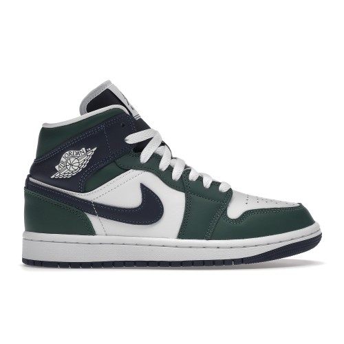 Кроссы Jordan 1 Mid SE Seahawks (W) - женская сетка размеров
