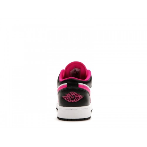 Кроссы Jordan 1 Low Fierce Pink (GS) - подростковая сетка размеров