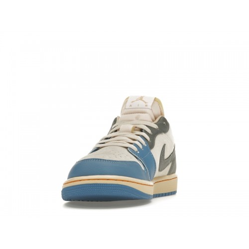 Кроссы Jordan 1 Low Vintage UNC Grey - мужская сетка размеров